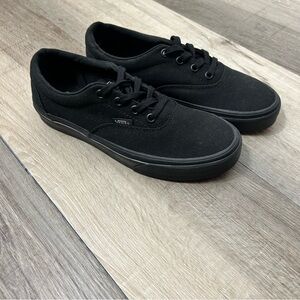 Vans Men's Black Canvas Sneakers
